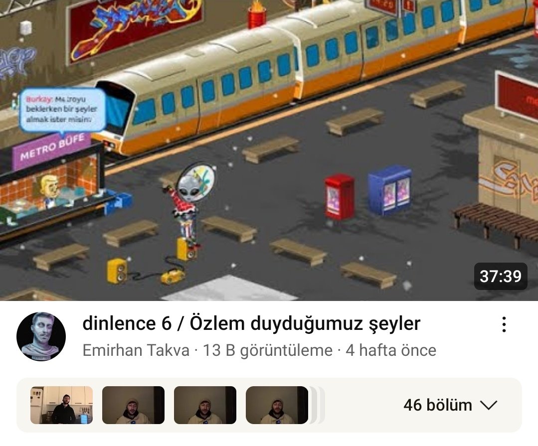 emirhan takva iyi ki varsin icimdeki manevi boslugu bu dinlence serisiyle dolduruyorsun