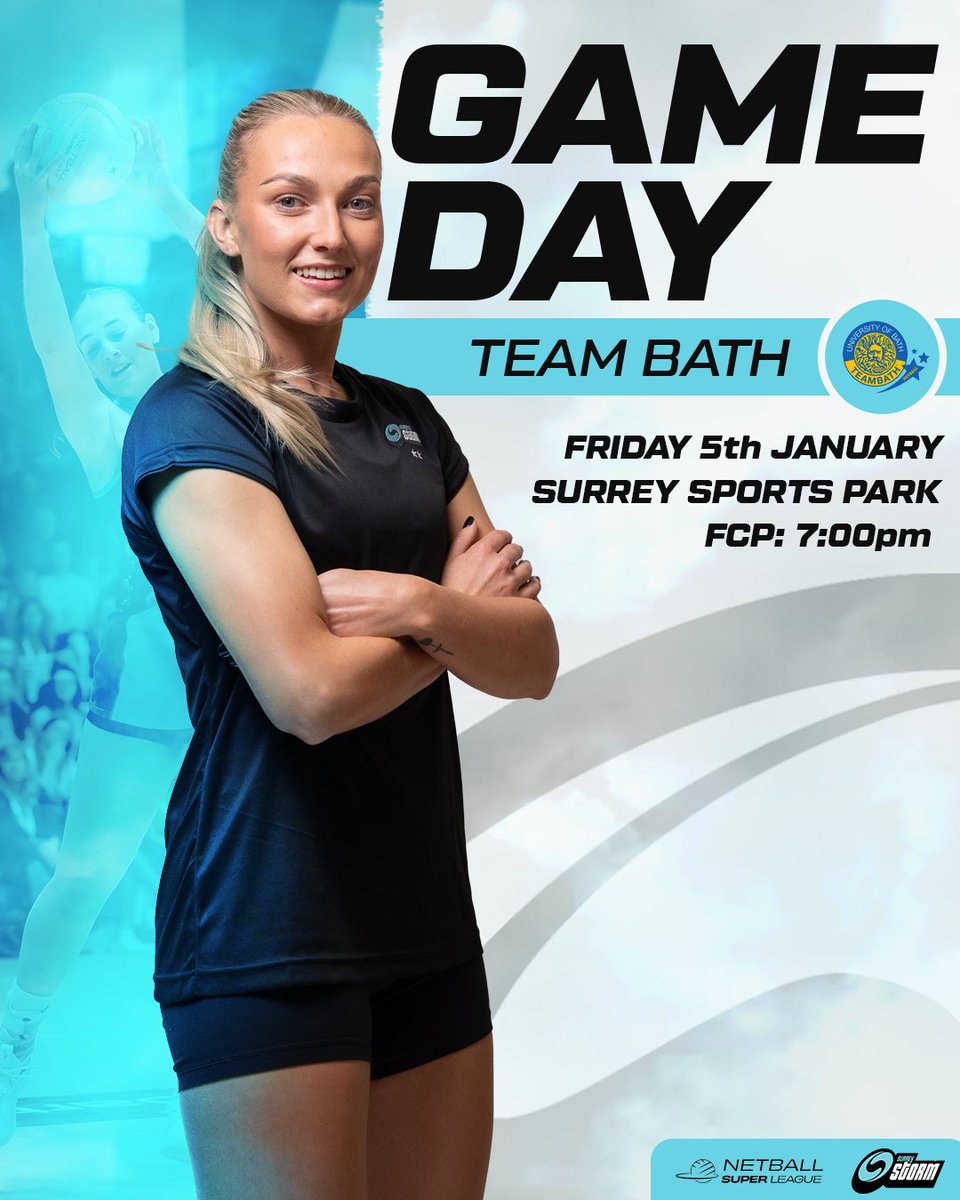 HERE WE GO 🤩

#SurreyStorm #Netballsuperleague