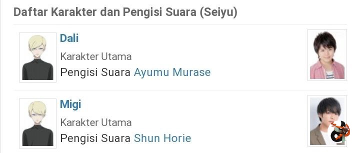 *jpf kirain migi sama dali seiyuu nya sama 😭 ko bisa mirip bgt ya??