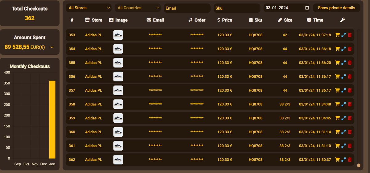 03.01 Campus restock
<a href="/panaiobot/">PanAIO</a> 
<a href="/JIGIONotify/">JIGIO NOTIFY</a>
<a href="/CookerzyPL/">Cookerzy</a>
<a href="/dragonproxies_/">Dragon Proxies</a>
<a href="/PorterProxies/">Porter Proxies</a>