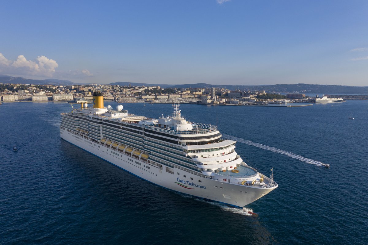 The Around-The-World Tour 2024 by @CostaCruises on board the #CostaDeliziosa will depart tomorrow from Trieste. It will take guests to discover 52 destinations in 34 different countries in 4 months, touching 5 continents and crossing 3 oceans. costapresscenter.com/costa/profile-…