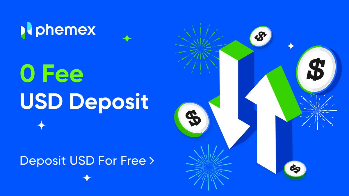 Hey, you ever wonder about transaction fees for USD deposits with us? Guess what... they're at a big, fat ZERO 🎉 Experience Now: phemex.com/fiat/deposit Looks like you've found your new trading home, huh? 😉👌