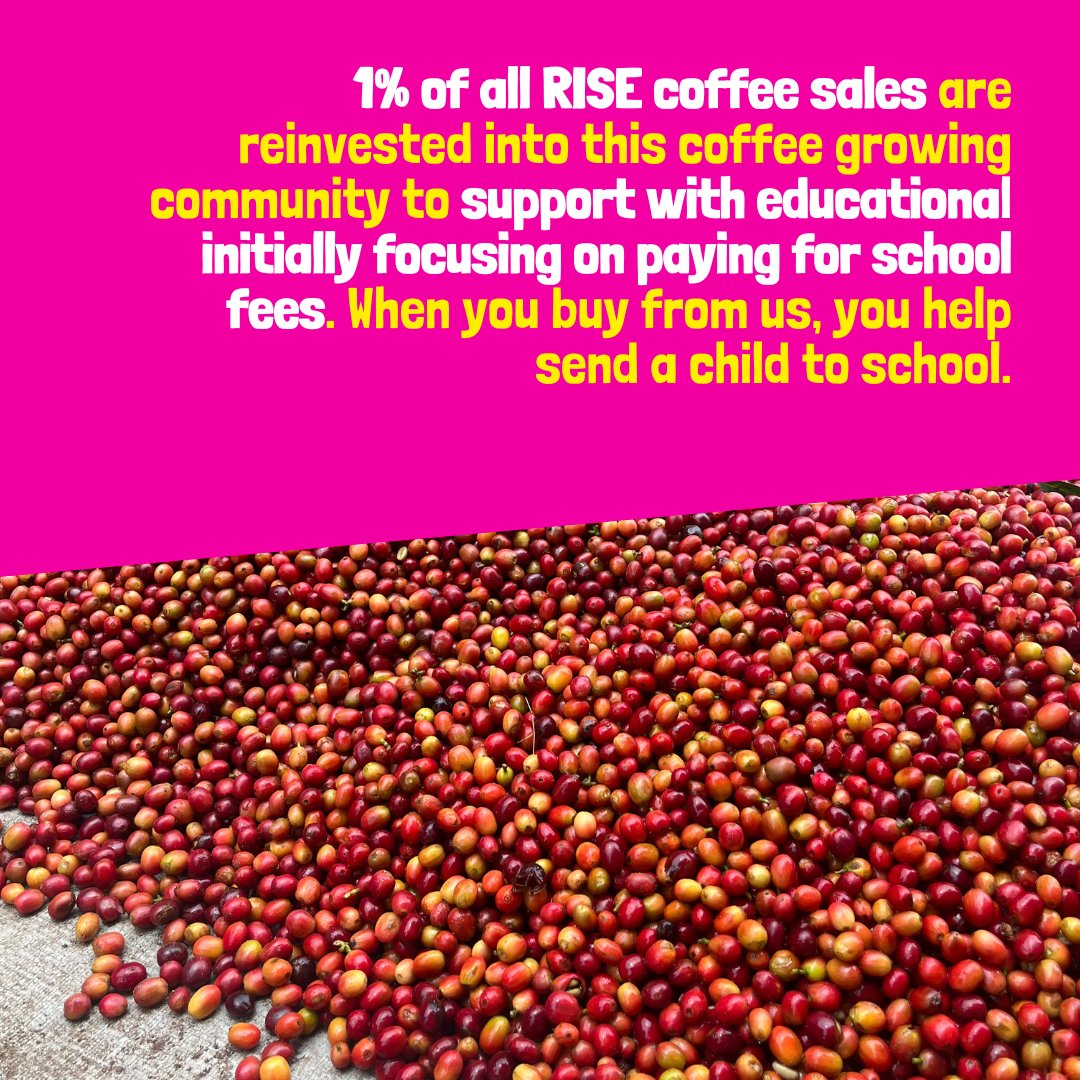We are super excited by the year ahead at RISE! 
1% of all sales are given back to the coffee growing communities we work with! 

risecoffeebox.co.uk/pages/friendly…