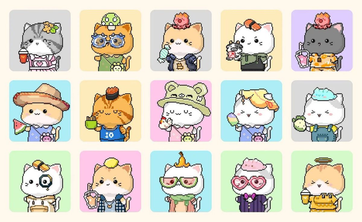 🚀#BitcoinCats #NFTs will soon launch on BakerySwap!

🥰Don’t miss out on these super cute cats on #Bitcoin

Win 2 WL spots:
1. Follow <a href="/BitcoinCats1Cat/">Bitcoin Cats</a> &amp; <a href="/bakery_swap/">BakerySwap</a> &amp; <a href="/pinkcatgroup/">PINK CAT</a> 
2. Like, RT, @ 3 friends

Don't forget to set a cat as your profile pic: bitcoincats.world/BitcoinCatsNFT/