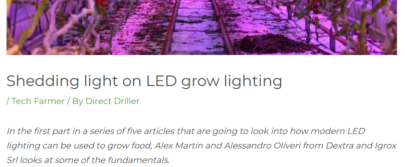 mydirectdriller's tweet photo. Direct Driller Tech Farmer issue 24, supported by @LloydsBankBiz 

"Shedding light on LED grow lighting"

Read more, here: https://t.co/vfteLpeRBh

#directdriller #techfarmer #regenag https://t.co/AKNgAx2EvR