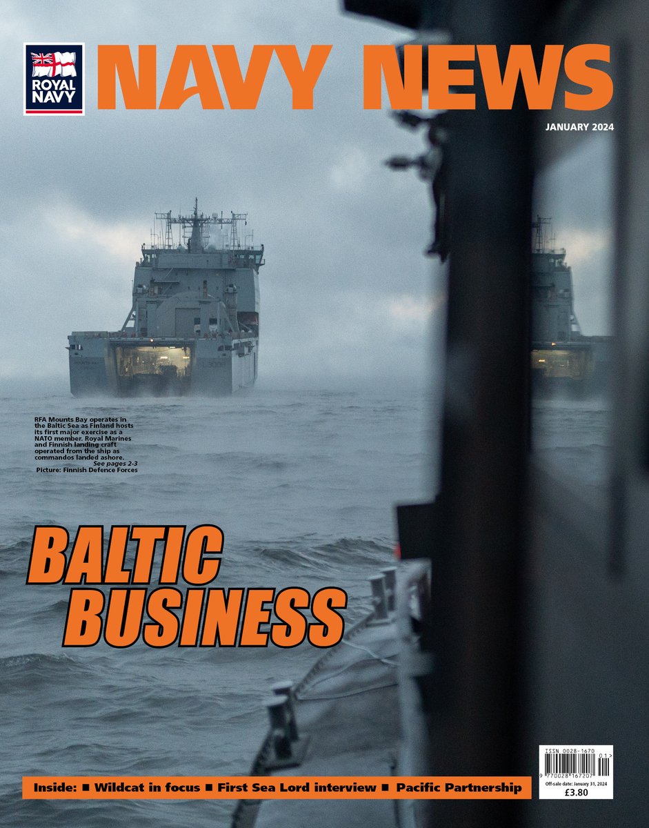 Royal Navy (@royalnavy) on Twitter photo January blues? Fear not.
Start the year right with January's Navy News magazine... jam-packed with all the latest news and insight, led by our cover star <a href="/RFAMountsBay/">RFA Mounts Bay</a> during her Baltic mission.
Subscribe now: royalnavy.mod.uk/news-and-lates… January blues? Fear not.
Start the year right with January's Navy News magazine... jam-packed with all the latest news and insight, led by our cover star <a href="/RFAMountsBay/">RFA Mounts Bay</a> during her Baltic mission.
Subscribe now: royalnavy.mod.uk/news-and-lates…