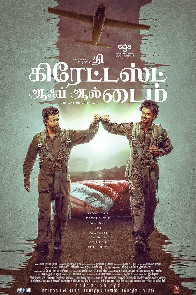 onlyvijay74's tweet photo. #TheGreatestOfAllTime Tamil Version Look 🔥🔥🔥
#TheGOAT #GreatestOfAllTime #Leo #GOATFirstLook #Thalapathy68 @actorvijay #Goat https://t.co/lnUPN0ItkM
