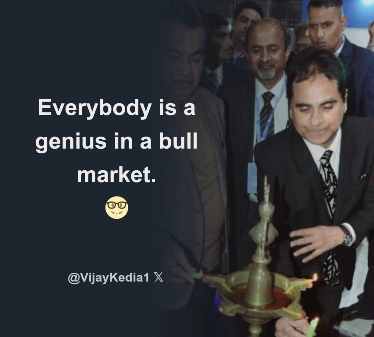 Everyone is a genius in a bull market. 🫠