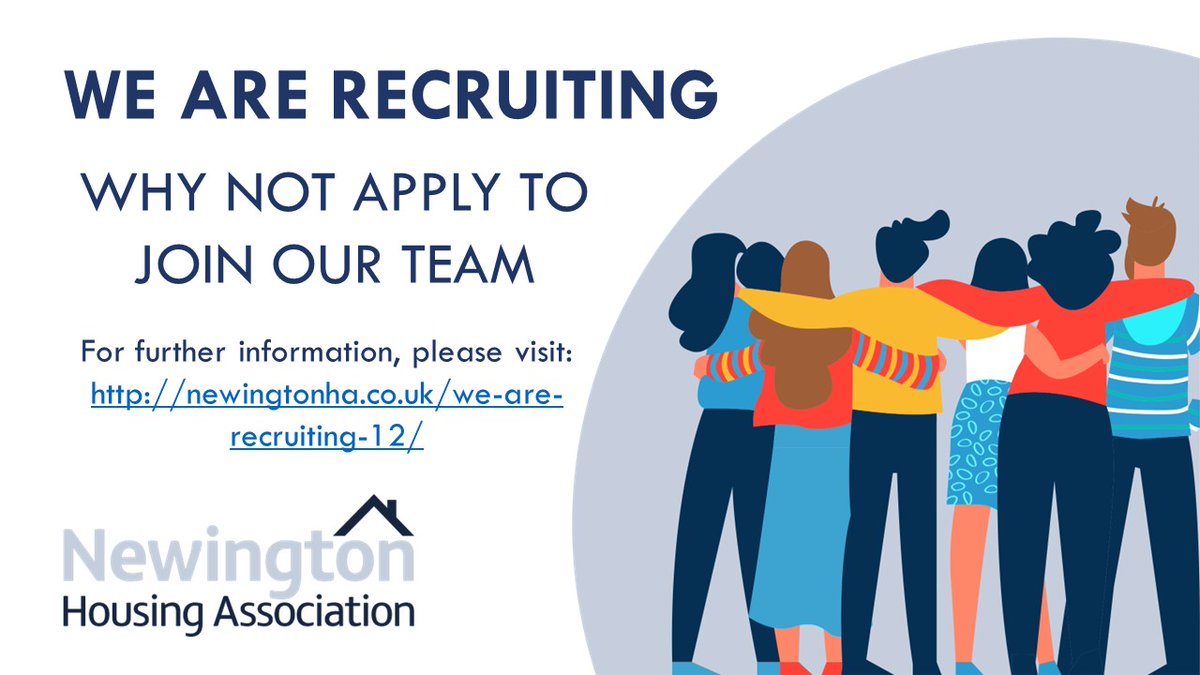 WE ARE RECRUITING!! We are seeking to recruit a Director of Finance & Corporate Services. For further Information on how to apply, please visit: newingtonha.co.uk/we-are-recruit… Closing Date: Friday, 26th January 2024 at 12:00 noon.