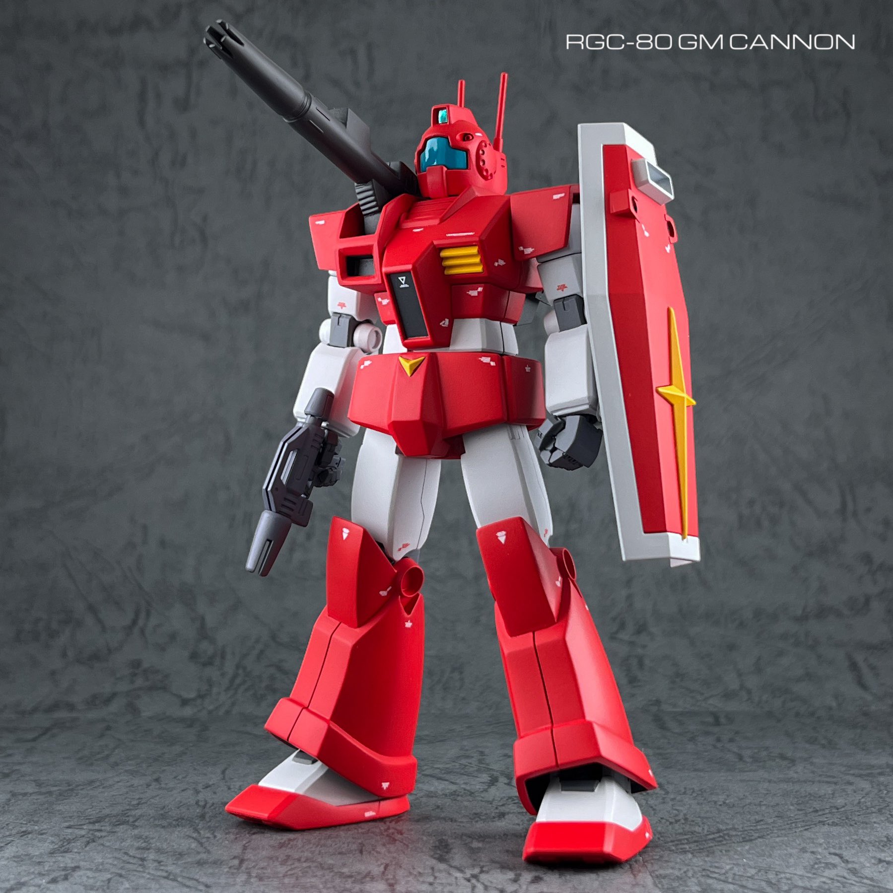プレバン MG RGC-80 ジムキャノン（ジャブロー防衛隊仕様） MG ジム・キャノン ［レッド・ヘッド］（ジャブロー防衛隊仕様