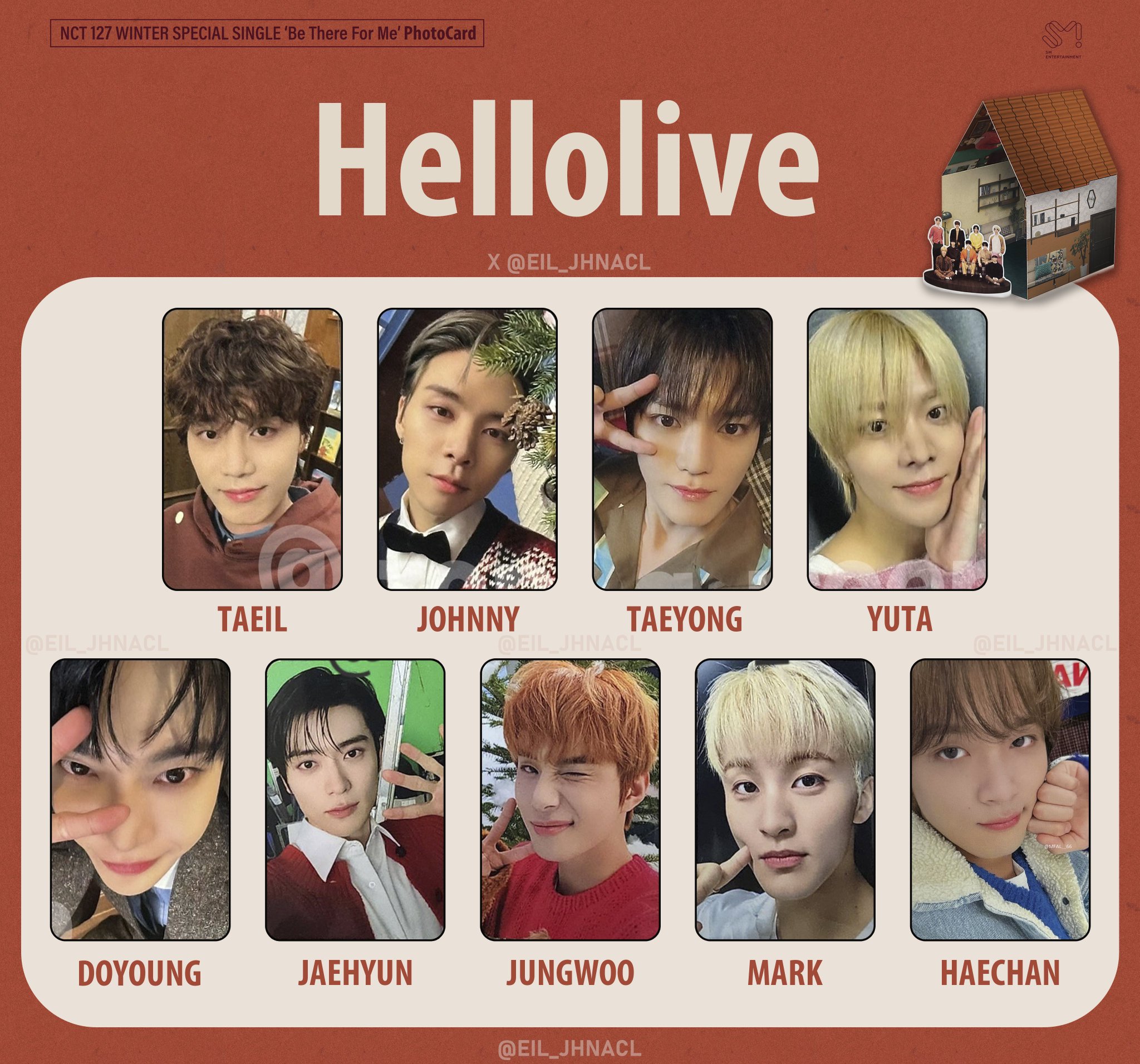 NCT Be There For Me マーク ユウタ ポラロイド チェキ タレント