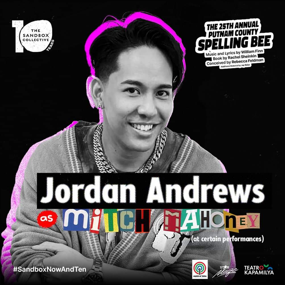 Star Hunt (@starhuntabscbn) on Twitter photo What’s better than Mitch Mahoney? TWO Mitch Mahoneys 👀 Jordan Andrews (<a href="/jordz_andrews/">Jordan Andrews</a>) joins the cast of Spelling Bee!
The 25th Annual Putnam County Spelling Bee opens on February 24, 2024 at the PowerMac Center Spotlight Blackbox Theater, Circuit Makati. ✨️ What’s better than Mitch Mahoney? TWO Mitch Mahoneys 👀 Jordan Andrews (<a href="/jordz_andrews/">Jordan Andrews</a>) joins the cast of Spelling Bee!
The 25th Annual Putnam County Spelling Bee opens on February 24, 2024 at the PowerMac Center Spotlight Blackbox Theater, Circuit Makati. ✨️