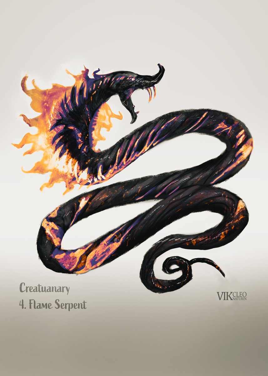 #creatuanary 4. Flame Serpent