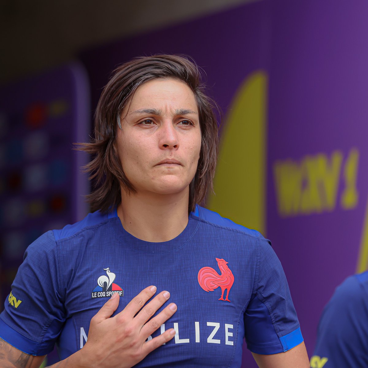 🥳 30 ans aujourd'hui pour notre ailière aux 50 sélections @CarolineBoujard #XVdeFrance Joyeux anniversaire Caro 🕯️