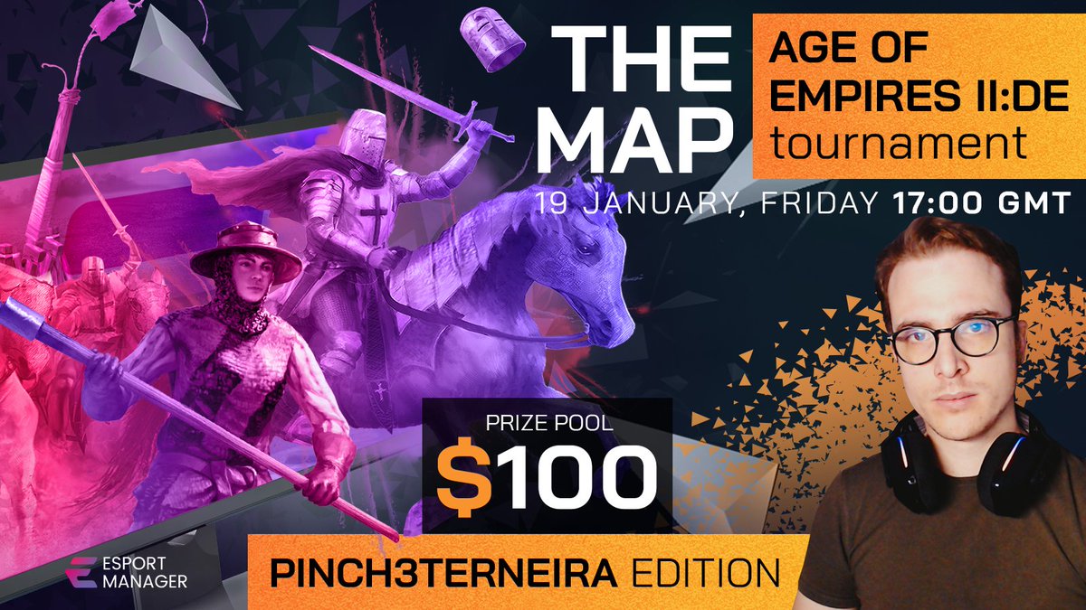 Get ready for an exciting online AoEII:DE cup! 🎮 Compete for a chance to win a $100 prize and face off against players worldwide. 🌍
esportmanager.com/tournaments/65…

#aoeII #ageofempires #gaming #tournaments #event #cup #games