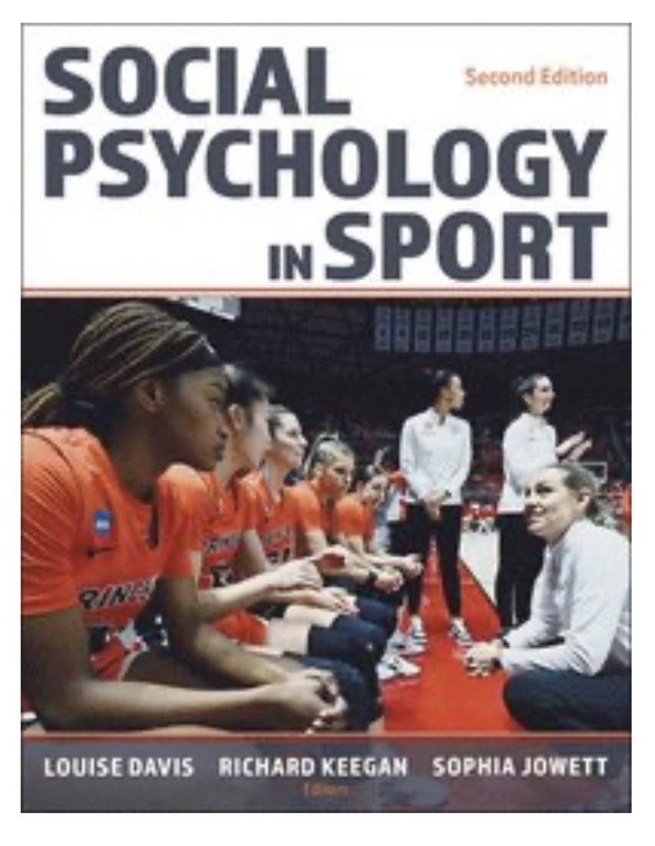Don’t forget to add the 2nd edition of the social psychology in sport text to your 2024 wish list/your literature list etc. A great resource for students, researchers, and coaches! Please retweet 😊
