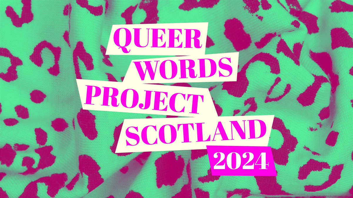 Queer Words Project Scotland is back, back, back again! We're once more offering five queer early-career writers 3 mentoring sessions with some of the best and brightest writers working in Scotland! All details for how to apply can be found on our site: queerwordsprojectscotland.com