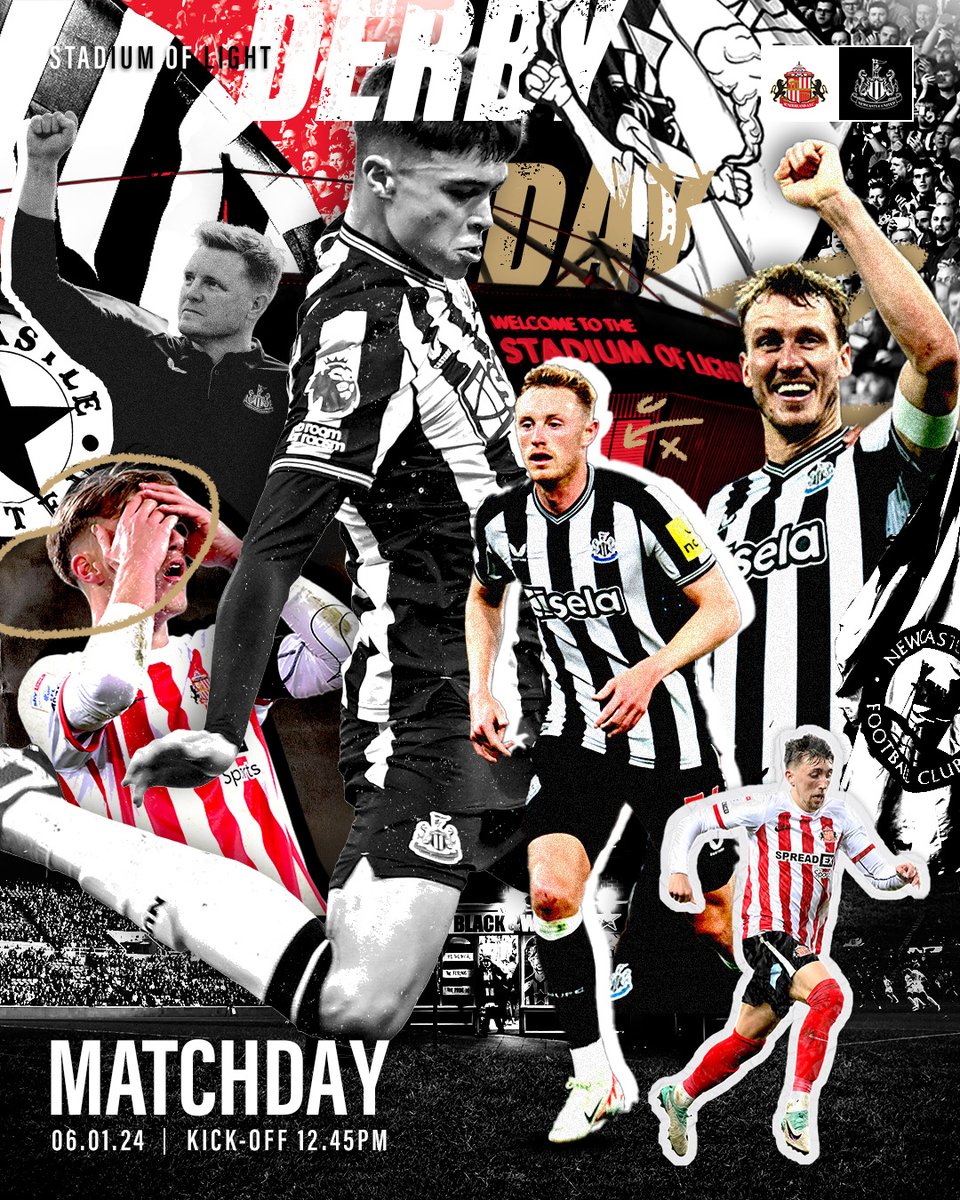 DERBY DAY. 👊

⚫️ HOWAY THE LADS! ⚪️