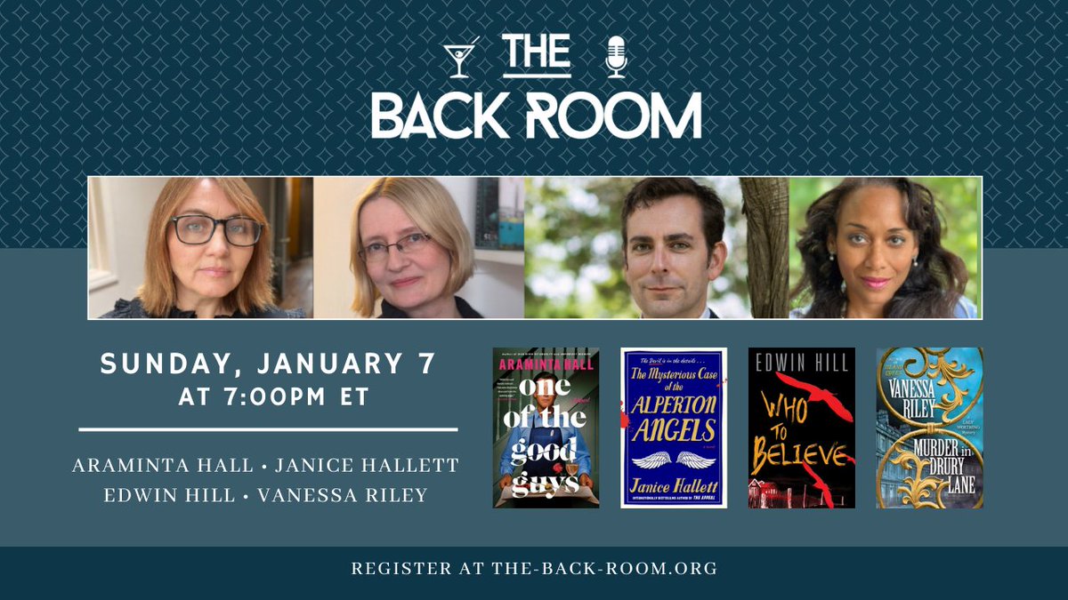 #weekend @BackRoomAuthors @KarenDionne @HankPRyan @AramintaHall @panmacmillan @lizzykremer @JaniceHallett @AtriaBooks @EdwinHillauthor @KensingtonBooks @mwa_new @VanessaRiley @seyitsme #register > eventbrite.com/e/araminta-hal… | #MYSTERY #History