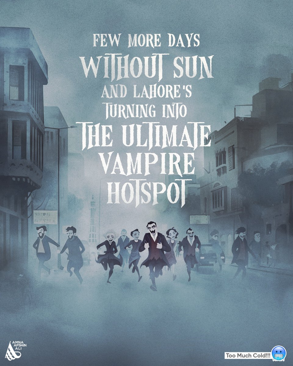 🥶🥶 
#WINTER #Lahore #Fog #smog #SUN #MISSING