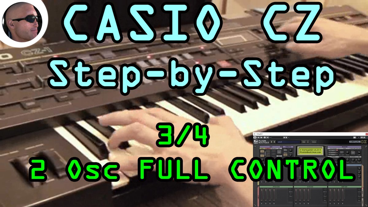 ScifiFunk's tweet photo. Casio CZ Step-by-step PROGRAMMING. 3 of 4. “2 Osc FULL CONTROL”. (CZ 101 etc) https://t.co/hJcl4FlpK2 via @YouTube #casio #cz101 #casiotutorial #synthtutorial #scififunk https://t.co/VSxKON7m6h