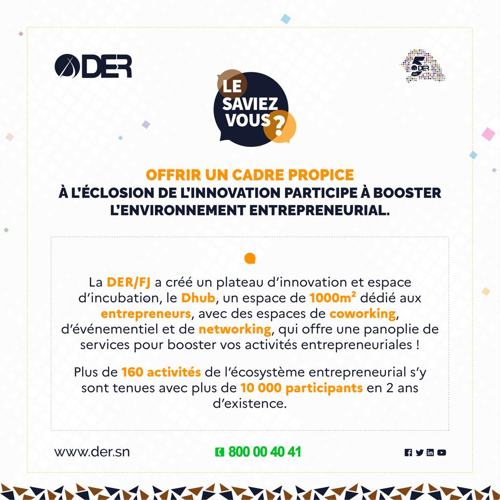 Le saviez-vous ? 

Le Dhub, un espace dédié aux entrepreneurs !

#ÀVosCôtésOùQueVousSoyez 
#DERFJ
#Dhub
#Innovation