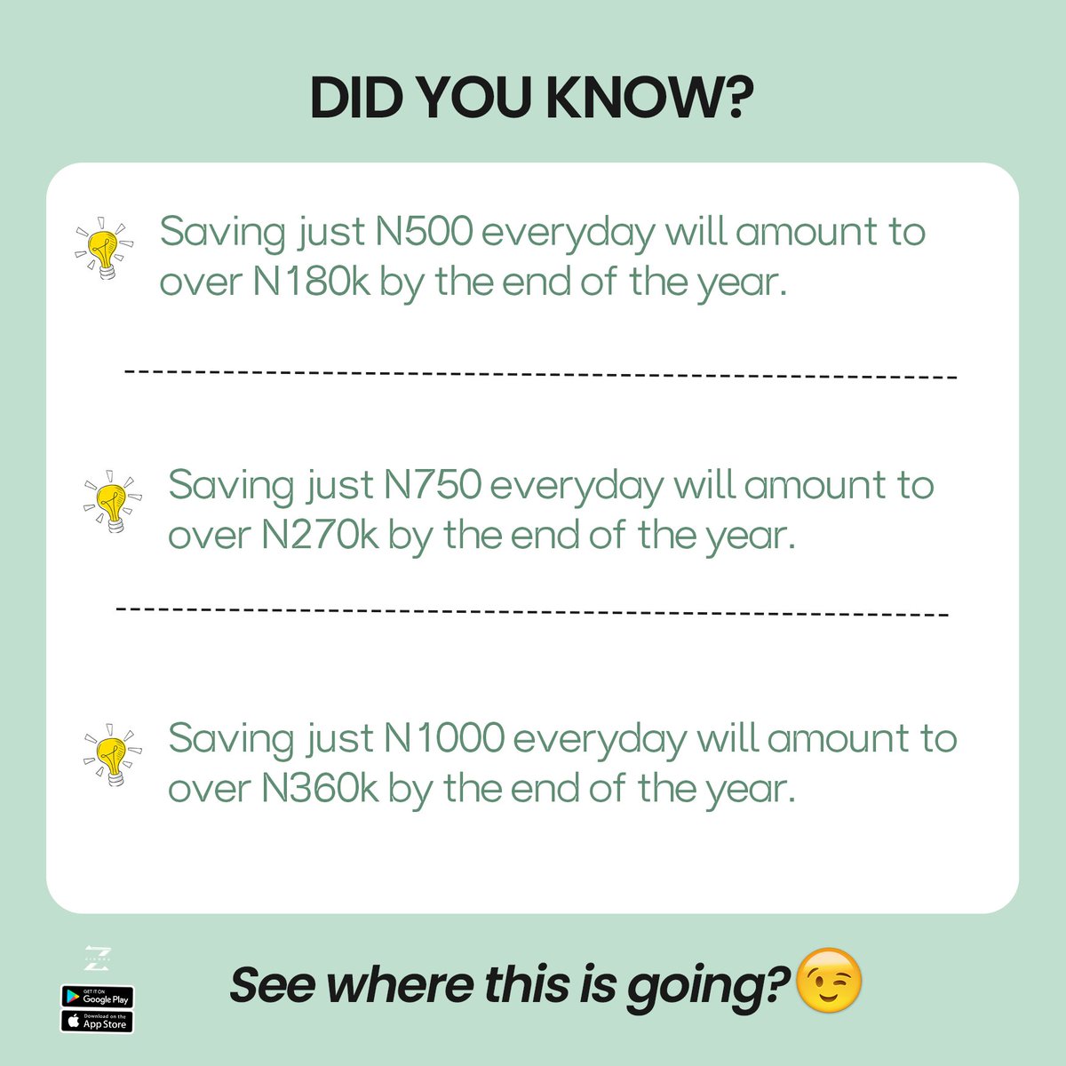 Start the year with these smart savings tips. Remember, you can automate your daily contributions with Zikora Esusu.

Download the app today!
#zikorabank #zikoraapp #NewYear #NewGoal