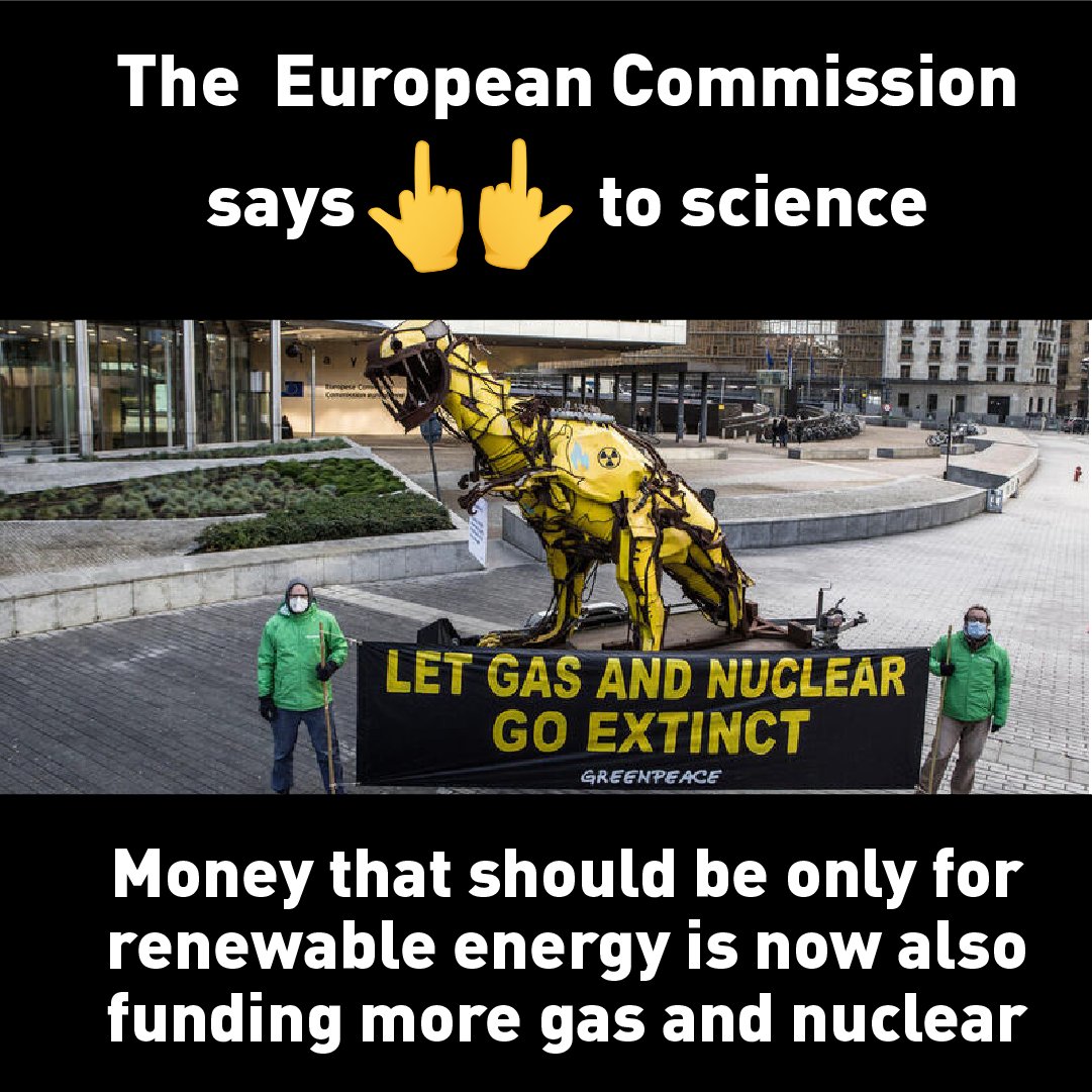 Green label for Gas & Nuclear in EU Taxonomy? 

A costly mistake! 💸 It diverts crucial investment from renewables, delaying our clean energy transition.

#NotMyTaxonomy