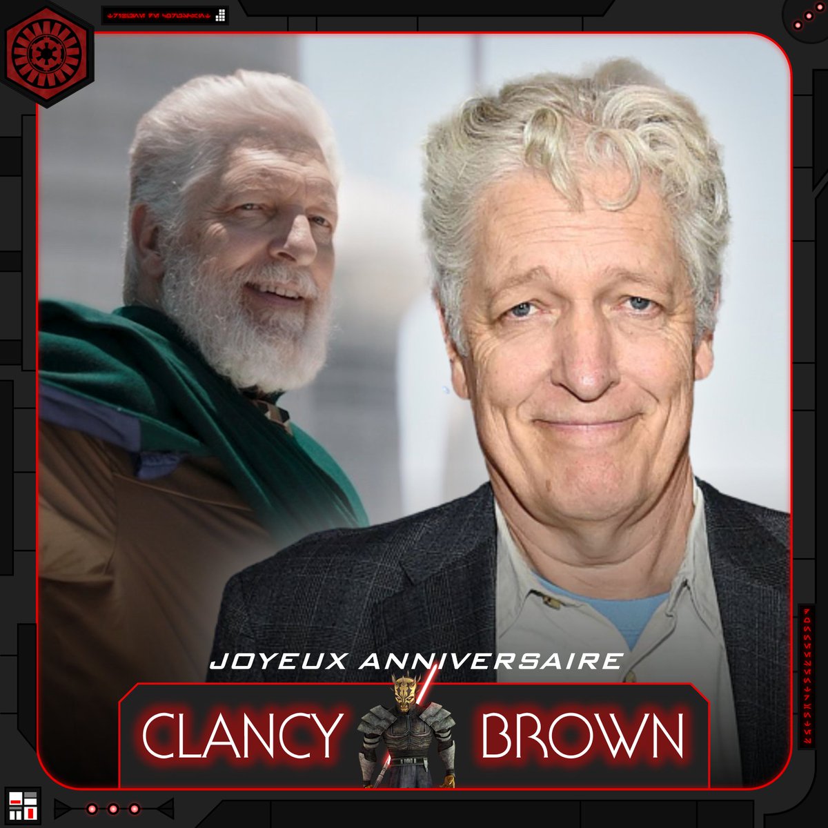 LTCoruscant's tweet photo. 𝐉𝐨𝐲𝐞𝐮𝐱 𝐚𝐧𝐧𝐢𝐯𝐞𝐫𝐬𝐚𝐢𝐫𝐞 𝐂𝐥𝐚𝐧𝐜𝐲 𝐁𝐫𝐨𝐰𝐧 !

L'acteur qui interprète Burg dans The Mandalorian et Ryder Azadi dans Ahsoka...

#LaTribunedeCoruscant #Burg #Montross #SavageOpress #RyderAzadi #Inquisiteur #TheMandalorian #Ahsoka #BountyHunter #TheCloneWars https://t.co/FCW43YEJf7
