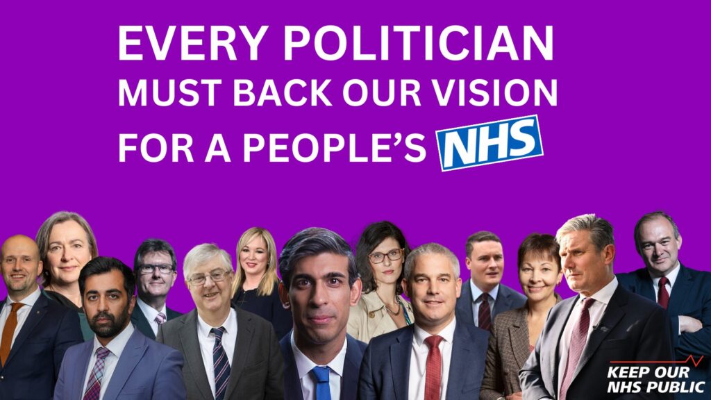 🚨 The NHS model has not failed the population; it is governments that has failed the NHS

📣 A message to all politicians:
Back our call for a People's NHS!

🖊️ Sign our petition: keepournhspublic.com/petition-we-ca…