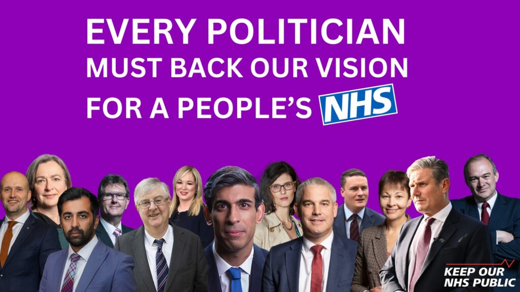 🚨 The NHS model has not failed the population; it is governments that has failed the NHS 📣 A message to all politicians: Back our call for a People's NHS! 🖊️ Sign our petition: keepournhspublic.com/petition-we-ca…