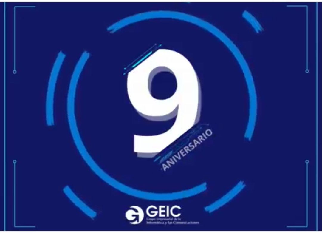 AriDeCuba's tweet photo. ...y seguimos contando ✌🏻
El reto sigue siendo hacerlo cada vez mejor 👌
¡Felicidades @GEIC_DICE!
.
.
.
#cumpleaños #nueve
#TransformaciónDigital 🇨🇺
@EmpresaCubatel @desoft_empresa @MoviTelCuba @RadiocubaSTX @AVSegurmatica @sepcom_empresa @CUBASOFTEL @Solintel_sa https://t.co/NGGr3zgO37