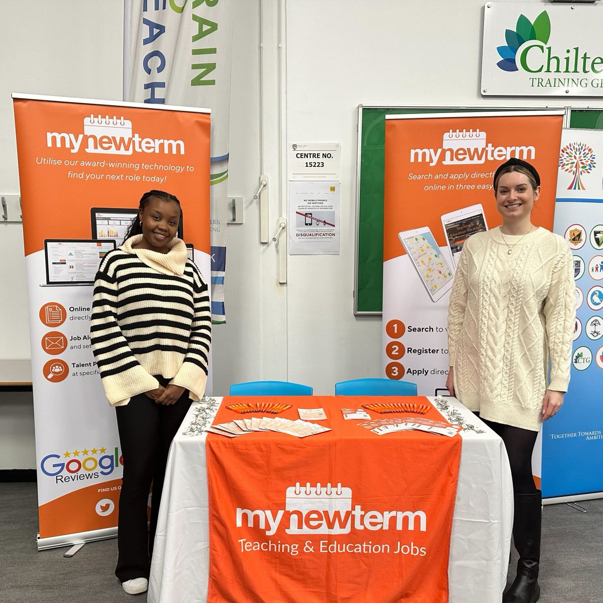 A brilliant recruitment fair at @CTGtraining for trainee teachers this morning. Damaris and Lucy, we're delighted to meet with so many trainees seeking their first ECT role 😊