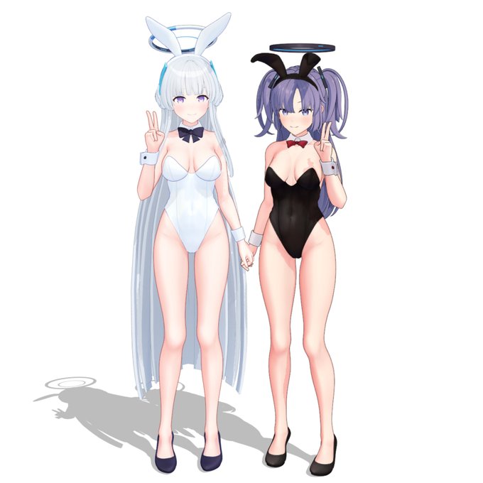 ノ◯ア制作開始しました～🤗
やはりユ◯カと並べたくなりますね😋prpr
とりあえずバニー 