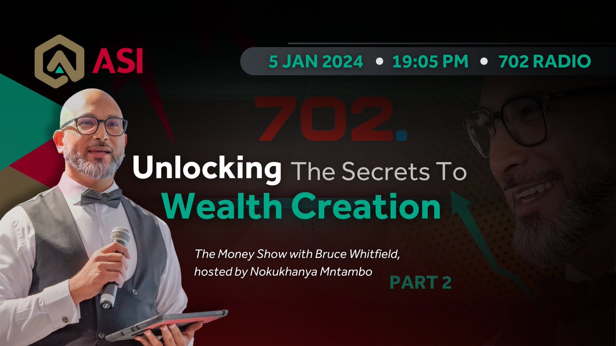 ASI_FinServ's tweet image. The conversation continues: Tune in to @Radio702 on Friday, 5 January 2023 at 19:05 for more practical tips on your journey to #financialfreedom.

#ASI #FinancialResolutions #WealthCreation #GenerationalWealth #FinancialSecurity