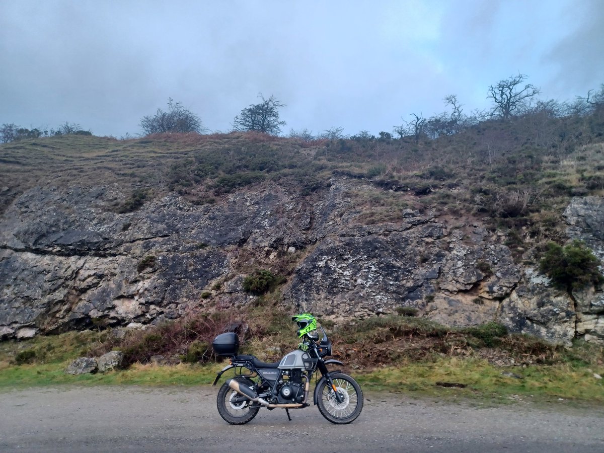 Happy New Year all you bikers out there. 
Bracing ride in the Peaks today mainly in the Hope Valley and Bakewell area.  Finished at the Old Smithy at Monyash for a brew and some grub an a bit of a warm up.  Great little cafe #motorcycles #guidedmotorcycletours