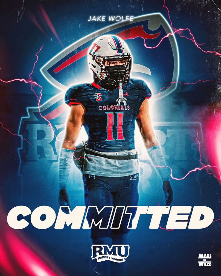 I am excited to to announce my commitment to Robert Morris University to further my academic and athletic career! I want to thank my family, friends, teammates, and coaches for helping me along the way. I also want to thank @RMU_Football for this opportunity! #LetsGoBobbyMo #AGTG