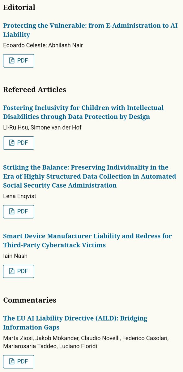 EdoCeles's tweet image. &apos;Protecting the Vulnerable&apos;: this is the title that @abhicm and I gave to the editorial of the latest issue of @EJLawTech. Digital technology can standardise and dehumanise social processes. Check these analyses on how law can play a central role in preventing this risk 👇🔎