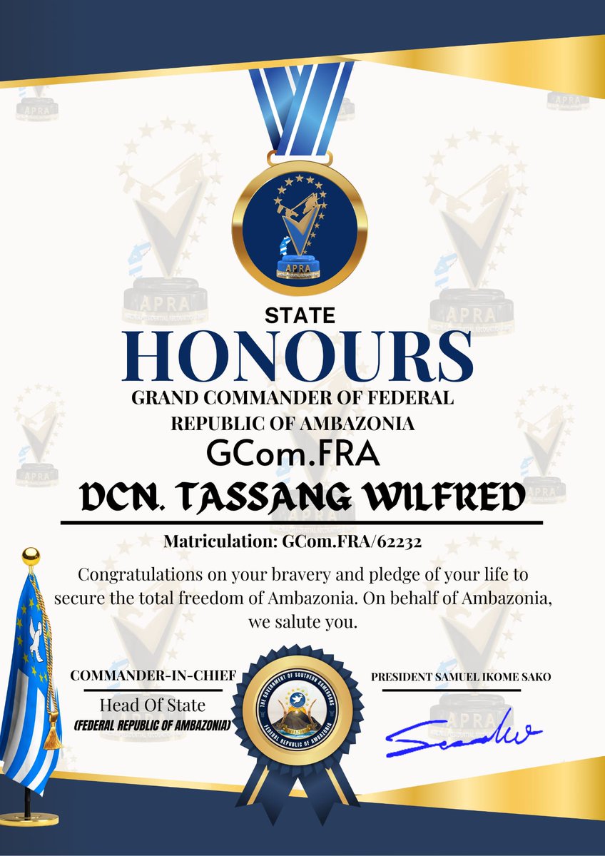CelestinAtanga's tweet photo. @scbc_tv And he was recognized...... https://t.co/4kATY6szbV