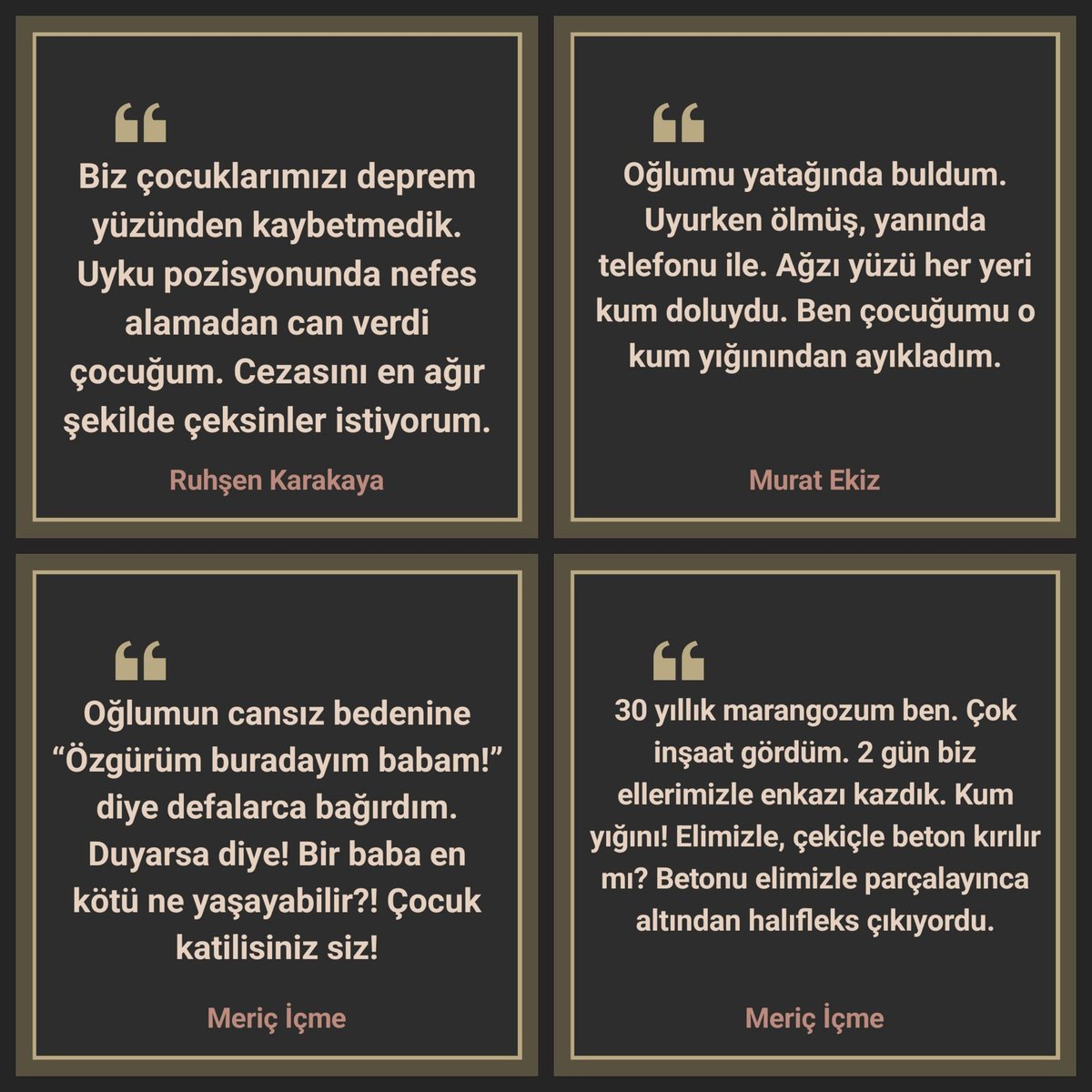 Kiriş Yapmanız Gerekiyordu
Kirli İş Yaptınız
Bile Bile Cinayet İşlediniz
Katilsiniz Hesap Vereceksiniz
#isiasemsaldavaolacak