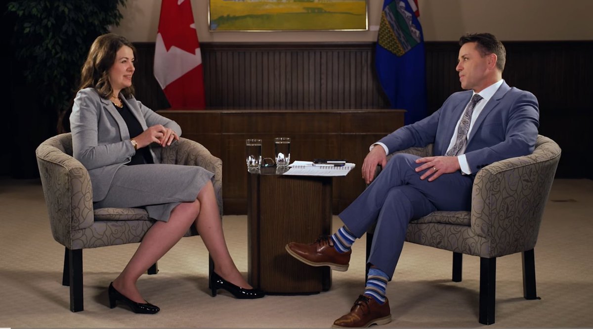 Lots of folks asking who the “interviewer” from Smith’s look back was…

He’s Bruce McAllister, Smith’s Executive Director for her Southern Office.

This is part of a weekly UCP broadcast that is funded entirely by taxpayers.

It’s straight up state propaganda.

#abpoli #cdnpoli