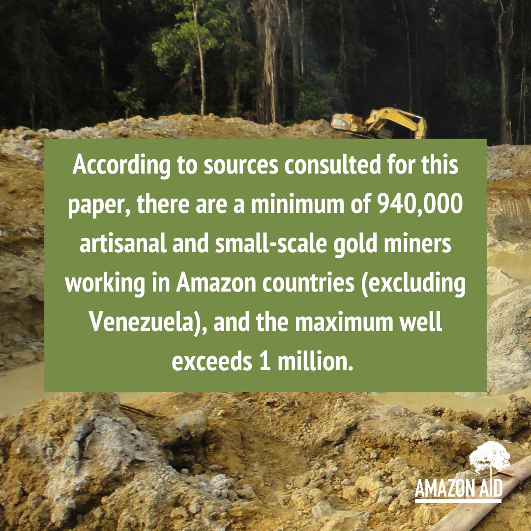 AmazonAidF's tweet image. Until there are alternative equitable and sustainable economic opportunities available, gold mining will remain an important economic solution for impoverished peoples in the Amazon. 

Read more via Amazon Aid:

amazonaid.org/trackingamazon…