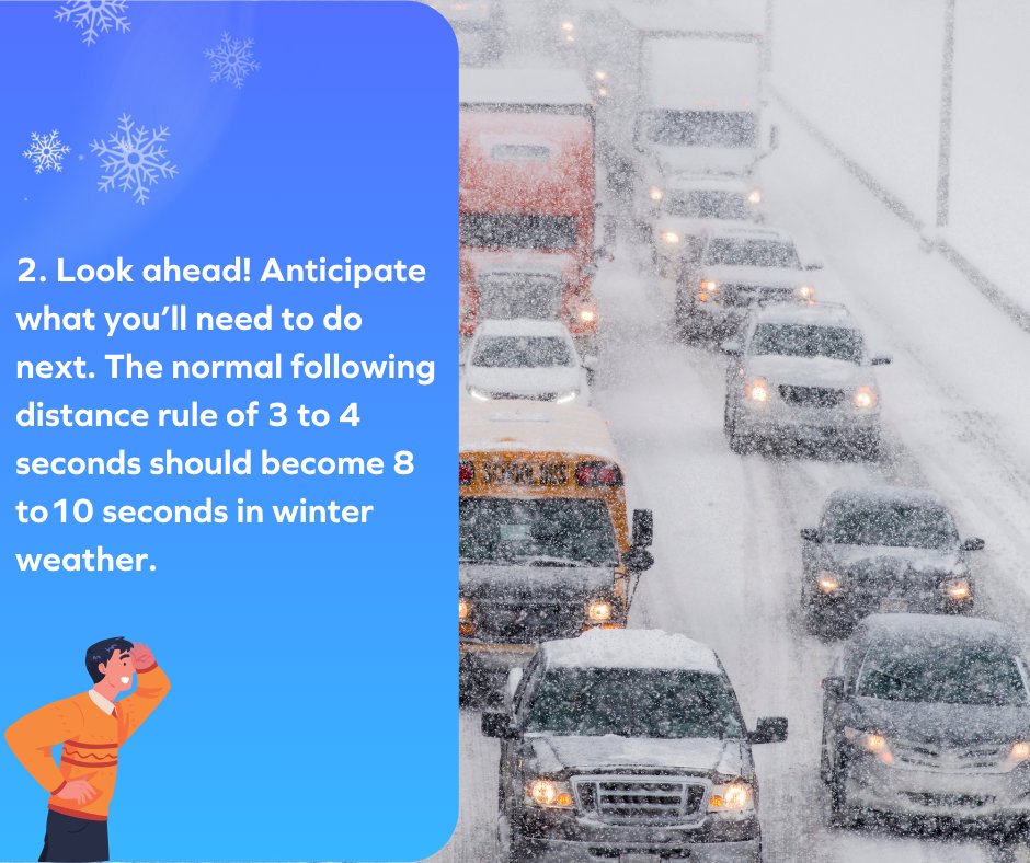 SPofUB's tweet photo. Snow in the forecast? Not to worry! SERVPRO has you covered with these inclement weather driving tips🌨️☃️🚙 https://t.co/rCS88AoMrw