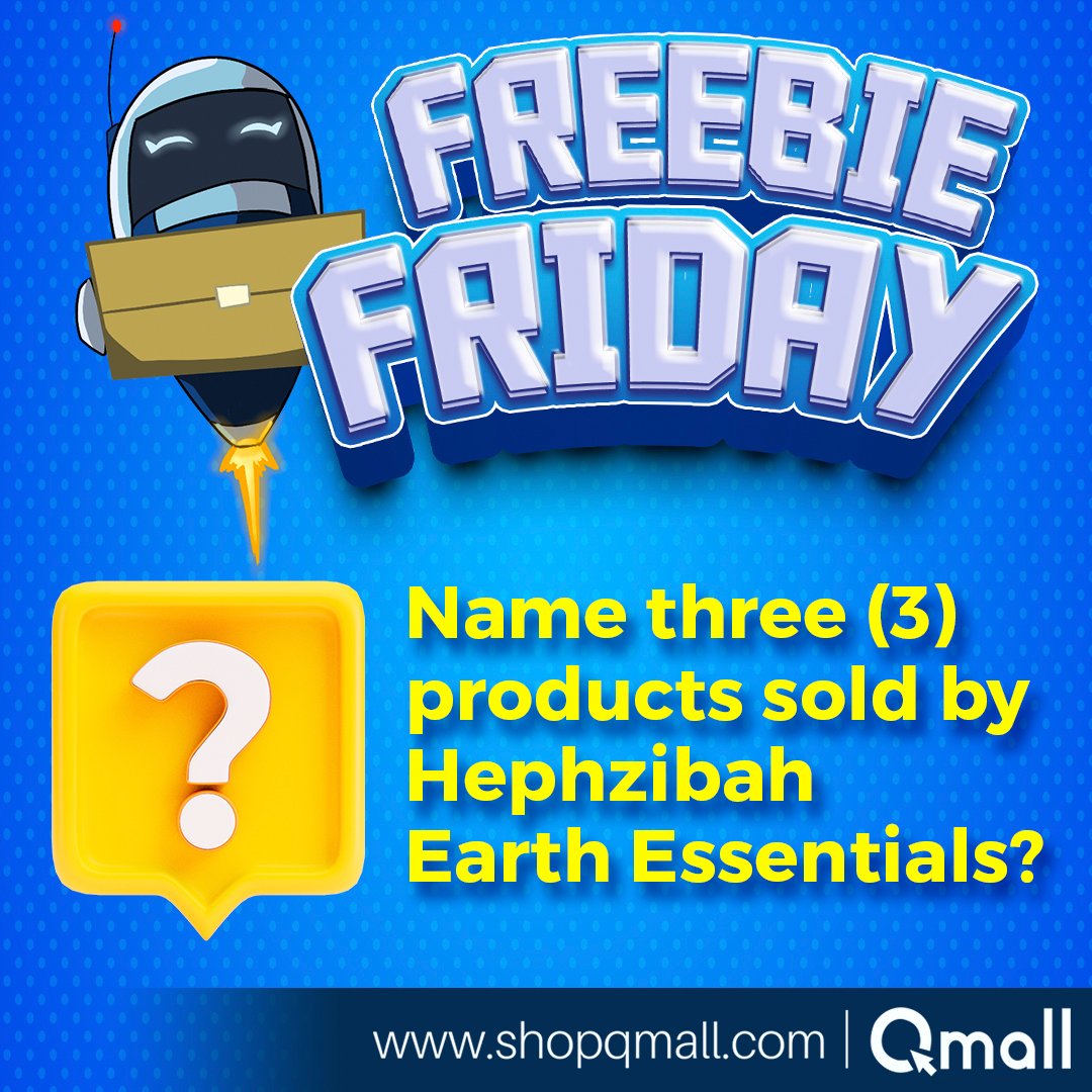 shopQmall's tweet image. Answer the question to WIN! WIN!
WIN!

#hephzibah #herbalessence #herbalproducts #shopqmall #grabitonqmall #ShopJamaicaOnline #JamaicaEcommerce #OnlineShoppingJA #JamaicaDeals #ShopLocalJA