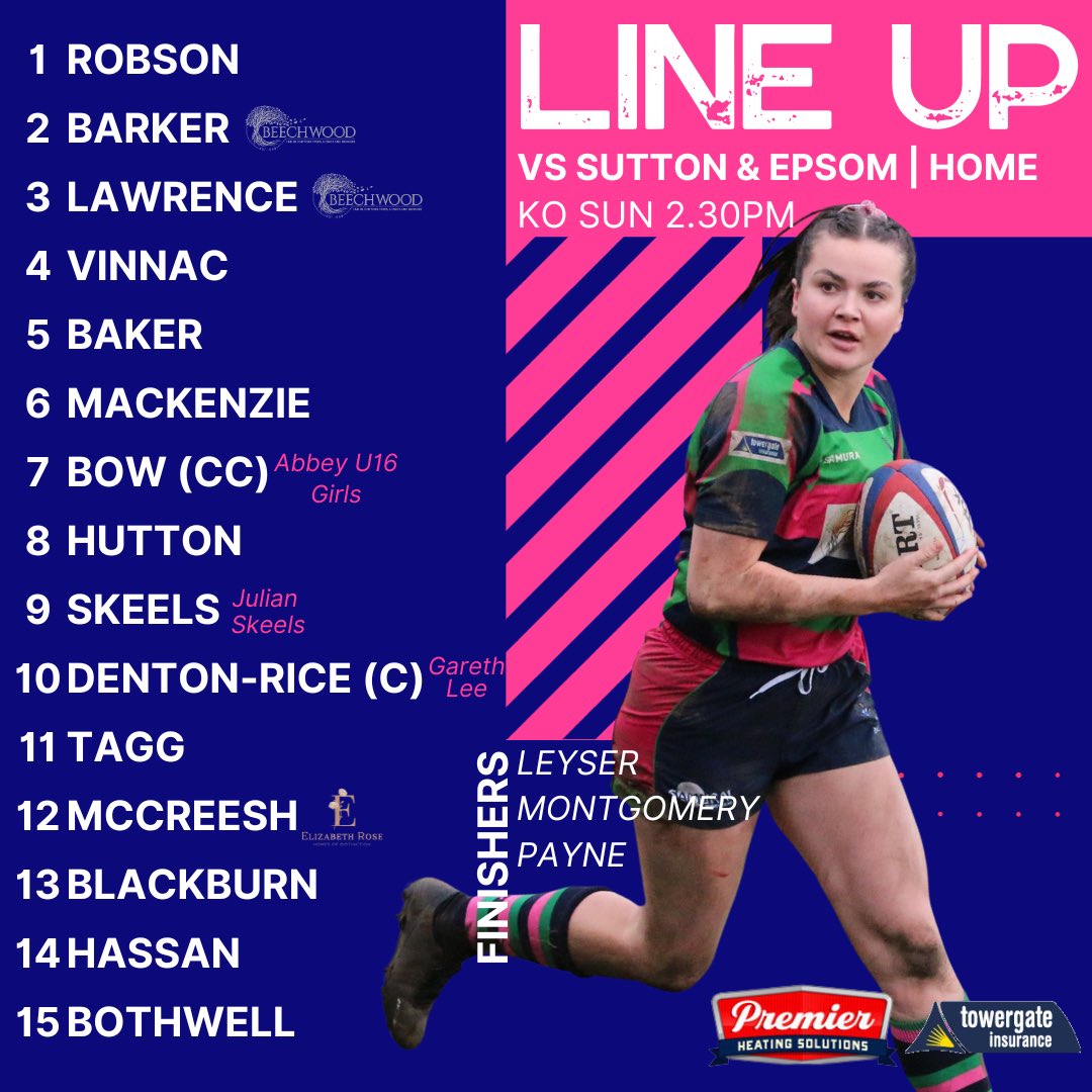 Abbey RFC (@abbeyrugbyclub) on Twitter photo Teams are π
1XV Men π <a href="/TadleyRFC/">Tadley RFC</a>
Sat 6th Jan | 2pm KO
π RG4 8XA
2XV Men π <a href="/shirehallrfc/">Shire Hall RFC</a>
Sat 6th Jan | 2.15pm KO
π RG4 8XA
1XV <a href="/abbeyrfcwomen/">Abbey RFC Women</a> π <a href="/SuttonEpsomRFC/">S&ERFC</a>
Sun 7th Jan | 2.30pm KO
π RG4 8XA
#AbbeyRFC Teams are π
1XV Men π <a href="/TadleyRFC/">Tadley RFC</a>
Sat 6th Jan | 2pm KO
π RG4 8XA
2XV Men π <a href="/shirehallrfc/">Shire Hall RFC</a>
Sat 6th Jan | 2.15pm KO
π RG4 8XA
1XV <a href="/abbeyrfcwomen/">Abbey RFC Women</a> π <a href="/SuttonEpsomRFC/">S&ERFC</a>
Sun 7th Jan | 2.30pm KO
π RG4 8XA
#AbbeyRFC
