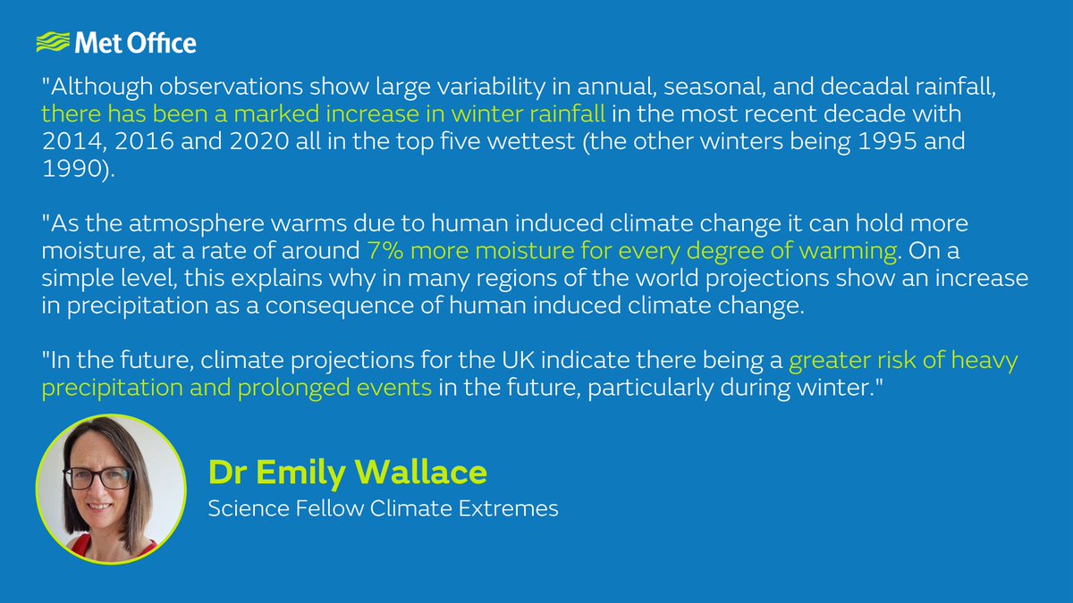 metoffice's tweet photo. Here’s the Met Office’s Dr Emily Wallace on how rainfall patterns are shifting in UK winter 👇

🧵 ends https://t.co/5J2TCzUC2j