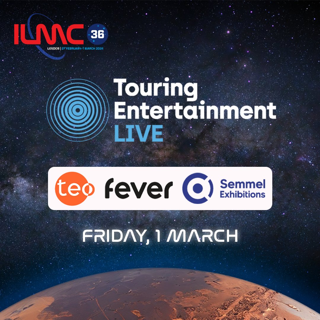 ILMC's tweet photo. π #ILMC36 sees the lift-off of Touring Entertainment Live β and here are some of the superstars making it happen.
The new one-day strand of programming dedicated to family entertainment is supported by: TEO, @fever_gl, and @semmelconcerts Exhibitions π
https://t.co/RcASd5B1GR https://t.co/XUGr5gOf6f