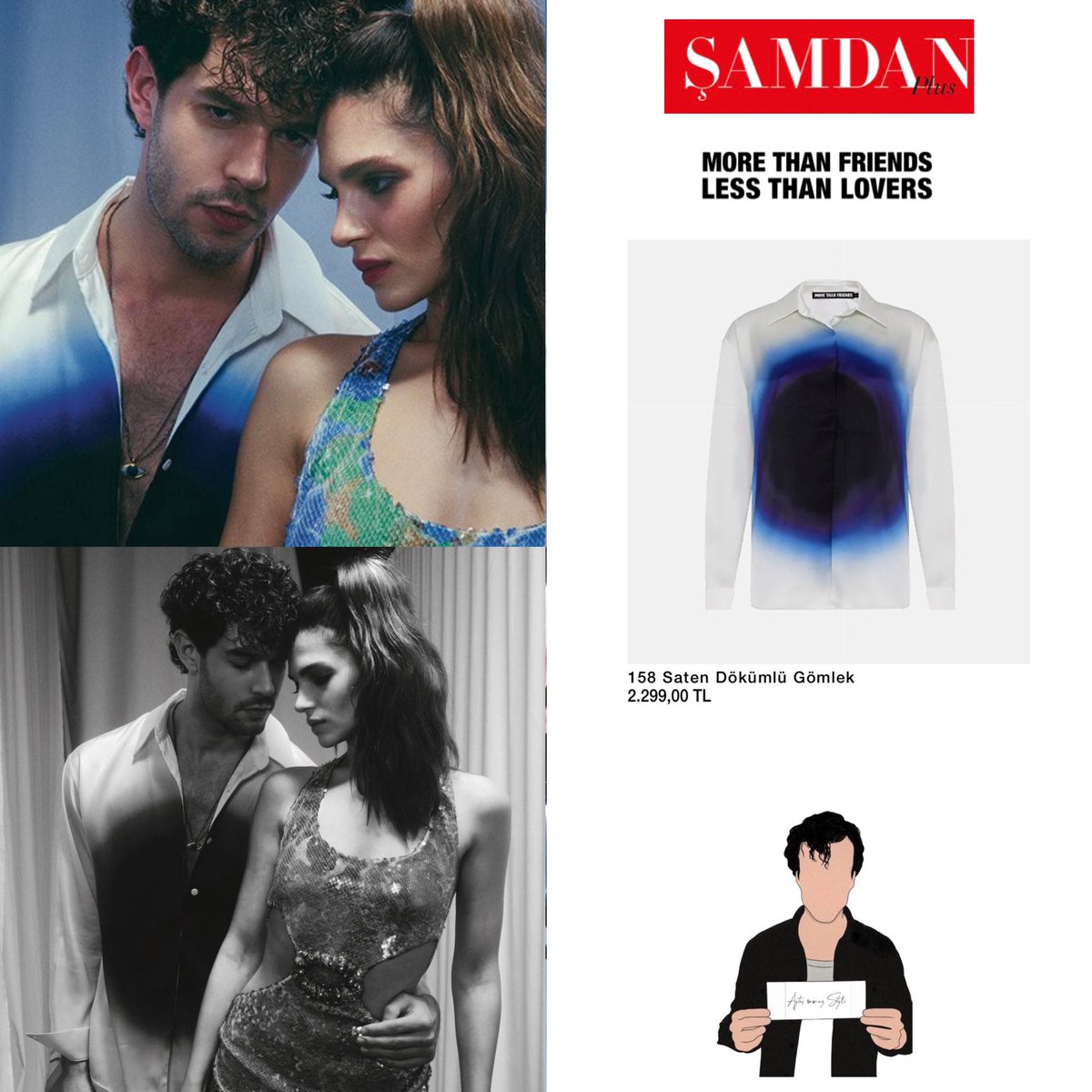 aytaccloset's tweet photo. ❤️🔥| Aytaç Şaşmaz & Şifanur Gül For @samdanmagazin
• 158 Saten Dökümlü Gömlek: @lessthanloversmorethanfriends
2.299,00 TL
Styled by @eylmyldzz
Aytaç style ⭐️ #AytaçŞaşmaz #SamdanPlus #lessthanloversmorethanfriends #turkey https://t.co/TVHzhYVWE6