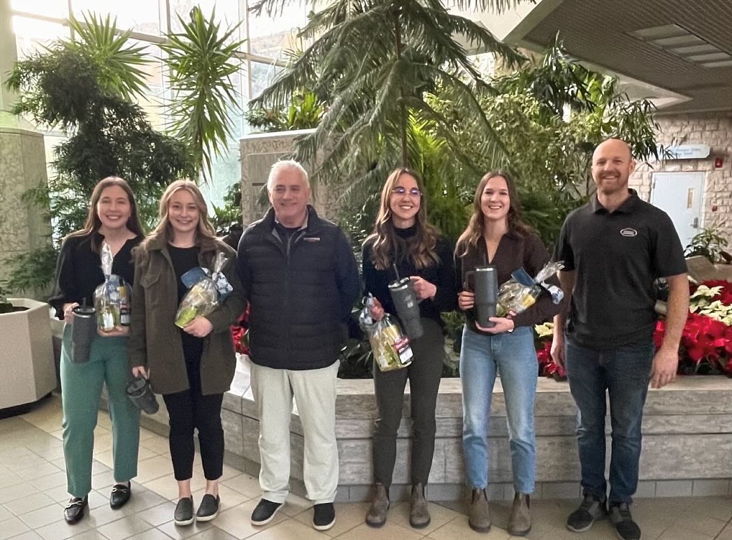 agbiousask's tweet photo. The Agronomy Symposium was a huge success!
 
Students presented their 12-month farm management plans that they developed for real life farms.
 
Thank you to our sponsors @SKAgrologists @SaskPulse @BourgaultAg @NutrienAgCda Richardson Pioneer and Simplot. (1/2) https://t.co/NIcqoFD8BS