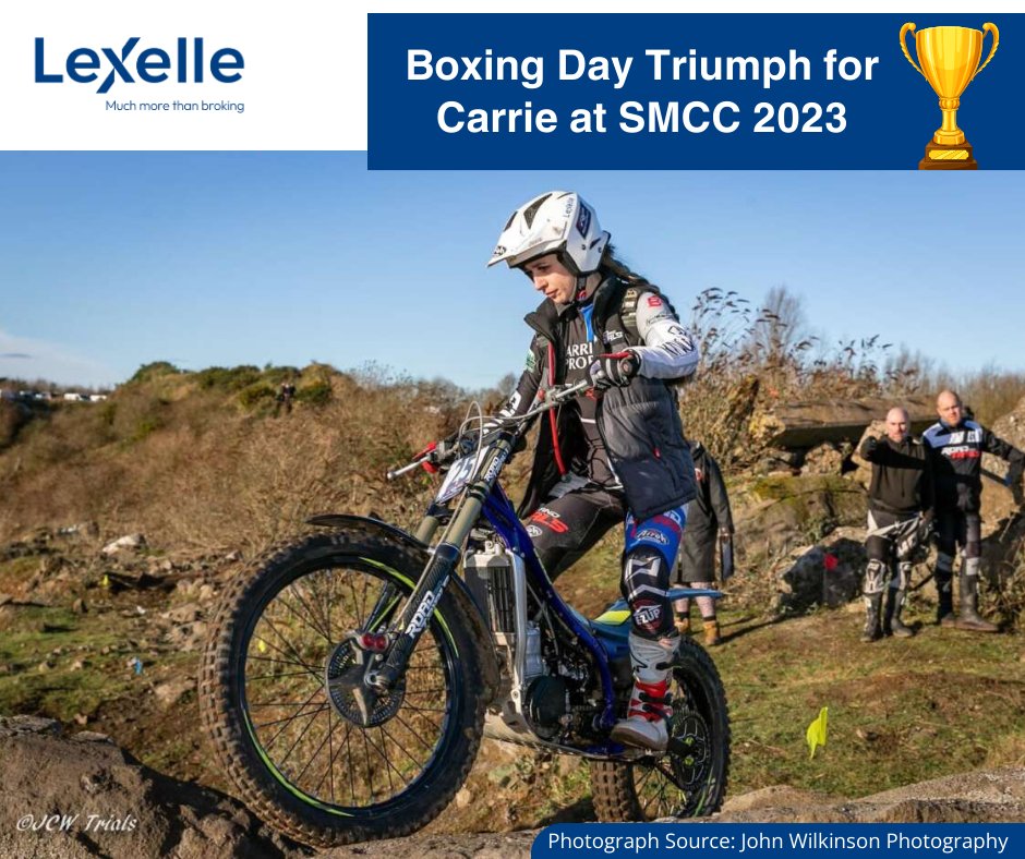 LexelleLimited's tweet photo. Carrie ended 2023 with a bang as she was crowned the SMCC Novice Champion! We cannot wait to see what 2024 brings for Carrie and we're behind her every step of the way. (Photograph Source: John Wilkinson Photography) https://t.co/V8YyBVDPIH